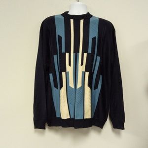 Bergati Men's Blue Crewneck Sweater size Large
